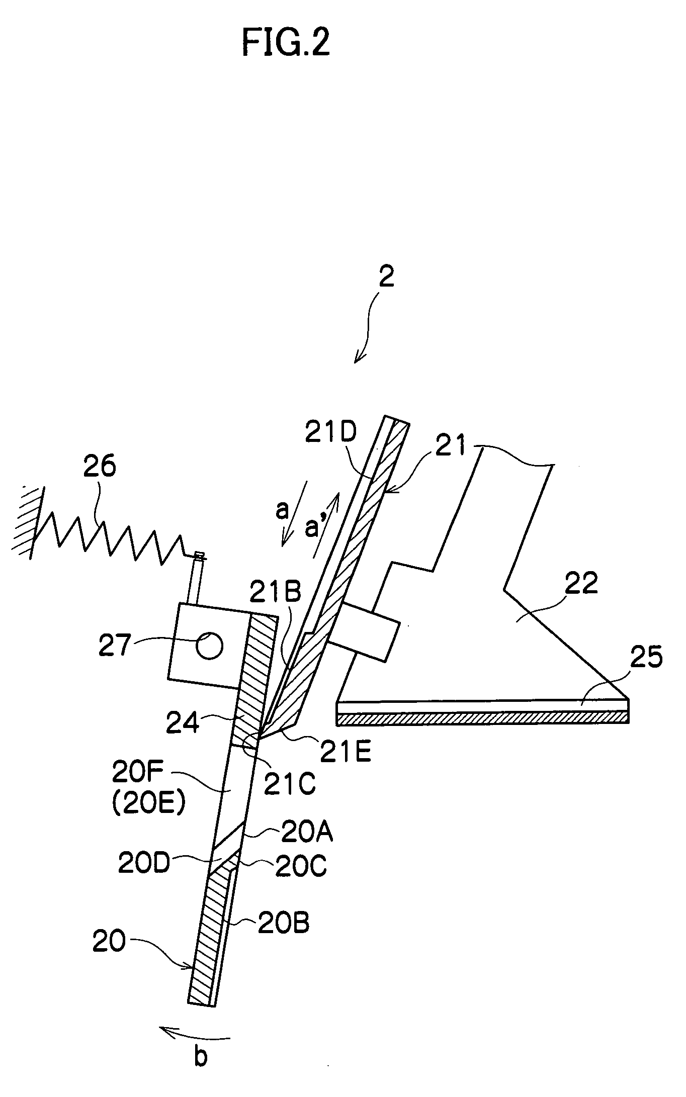 Guillotine cutter and tape affixing apparatus