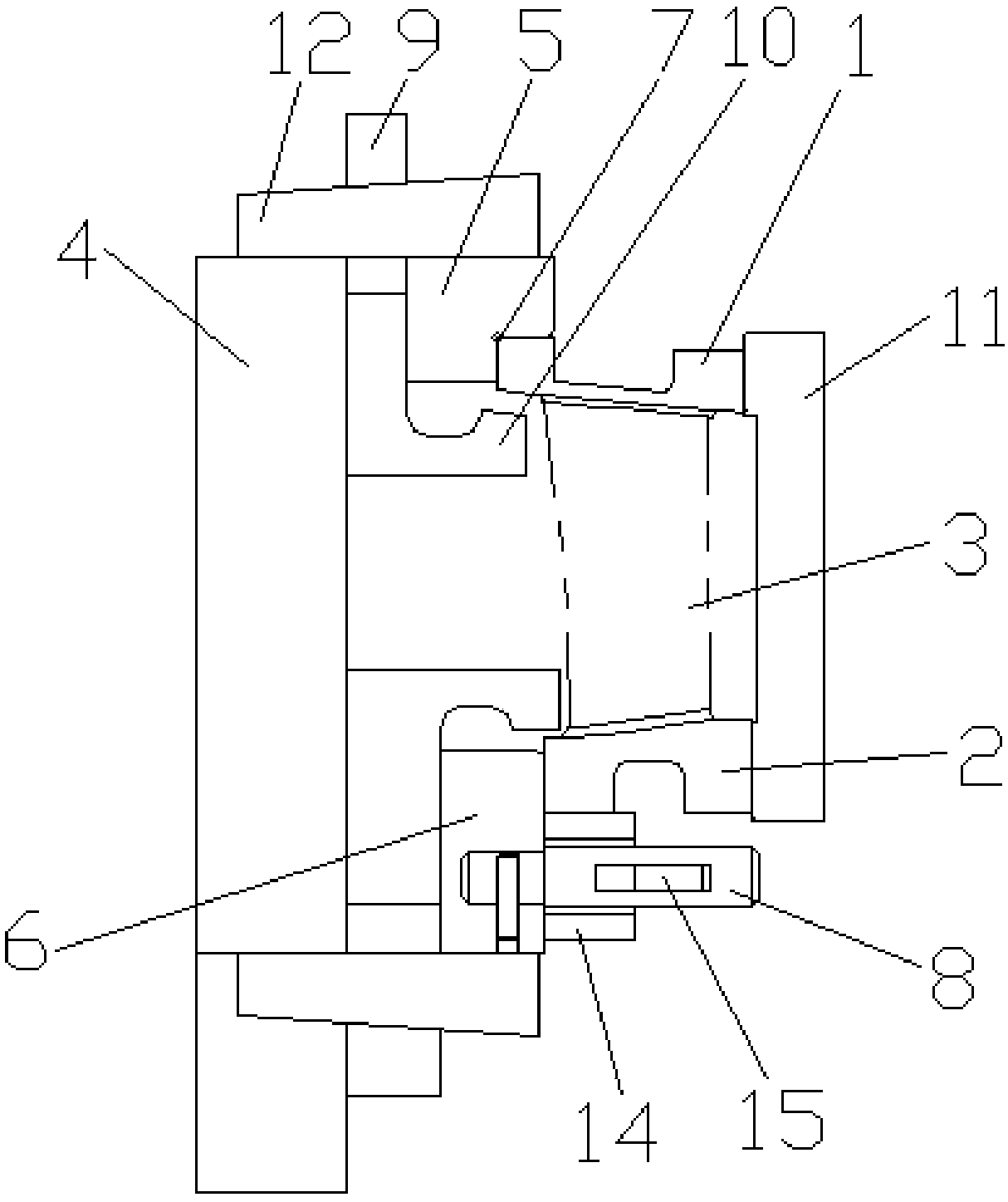 Fan-shaped clamp and method for reducing blade assembly welding deformation