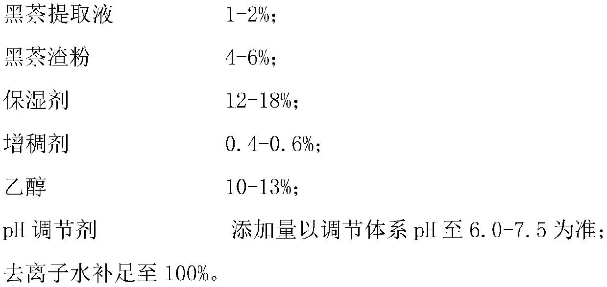 Dark green tea scrub exfoliating and repairing nursing cream and preparation method thereof