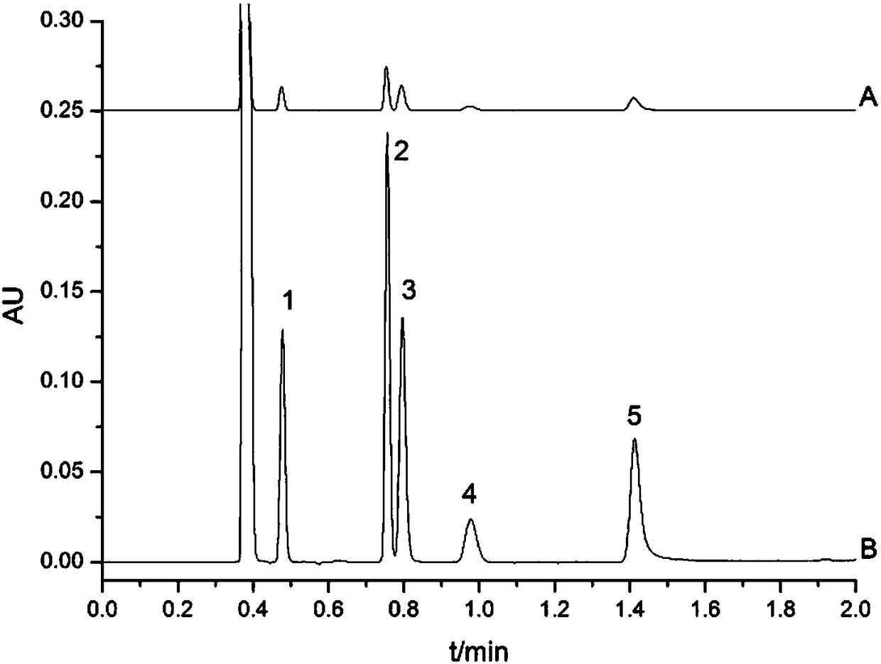 Dextran gel integral adsorption extraction stirring rod and preparation method and application thereof