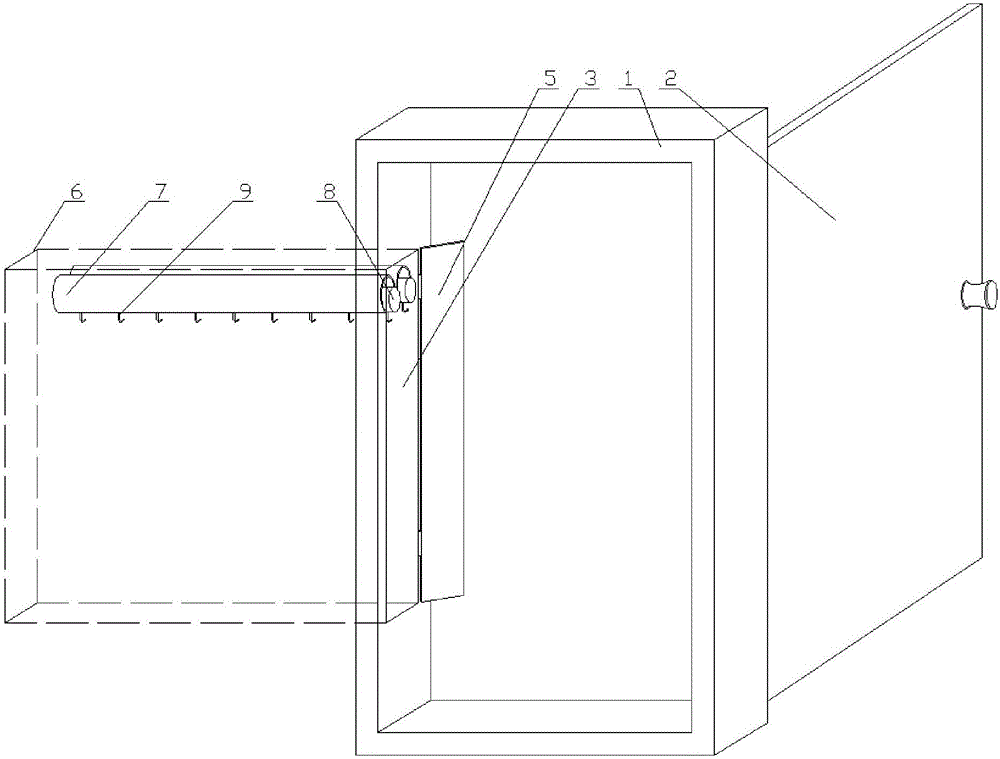 A multifunctional aluminum alloy door