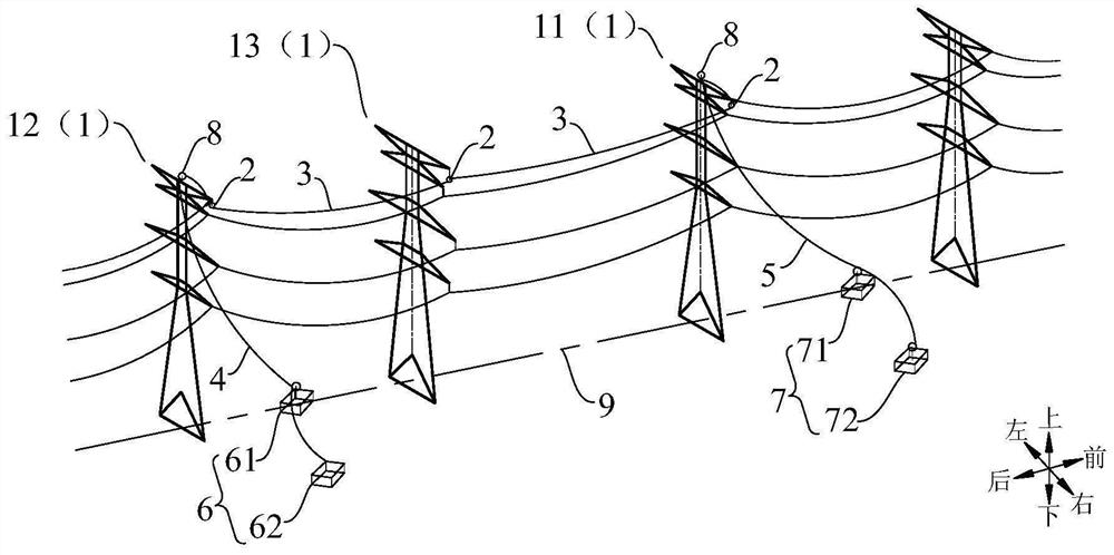 Overhead ground wire replacement method