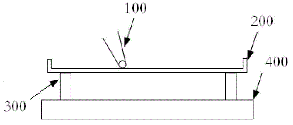 Method and device for measuring flatness of backplane of liquid crystal display device