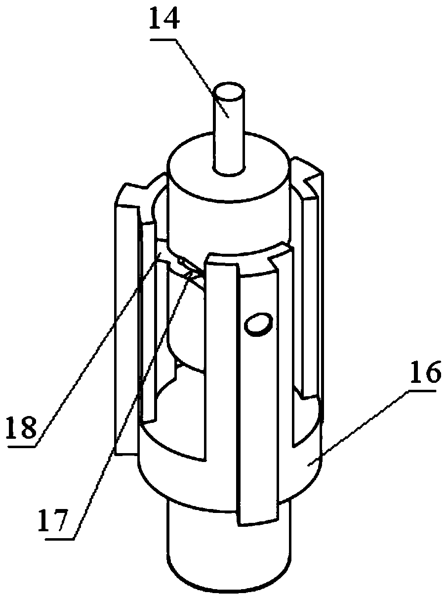 Armored cable type electric mechanical impact rotary drilling tool for polar drilling