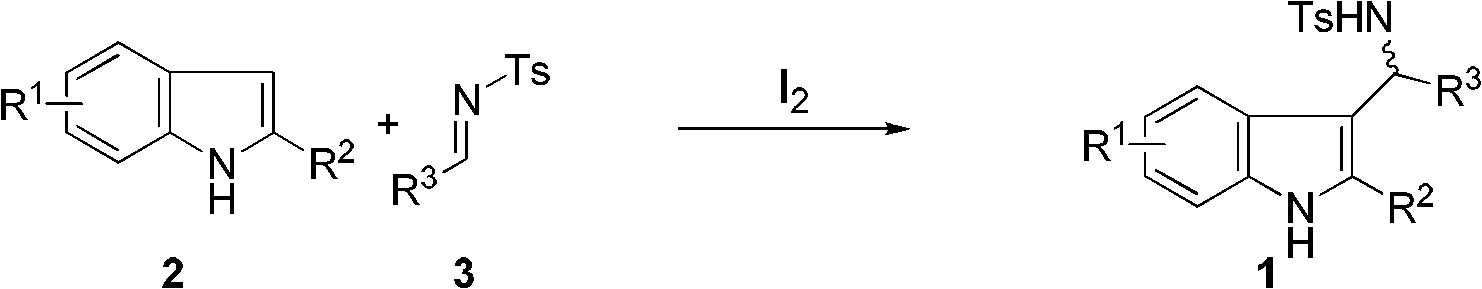 Method for synthesizing 3-substituted indole and 2,3-disubstituted indole