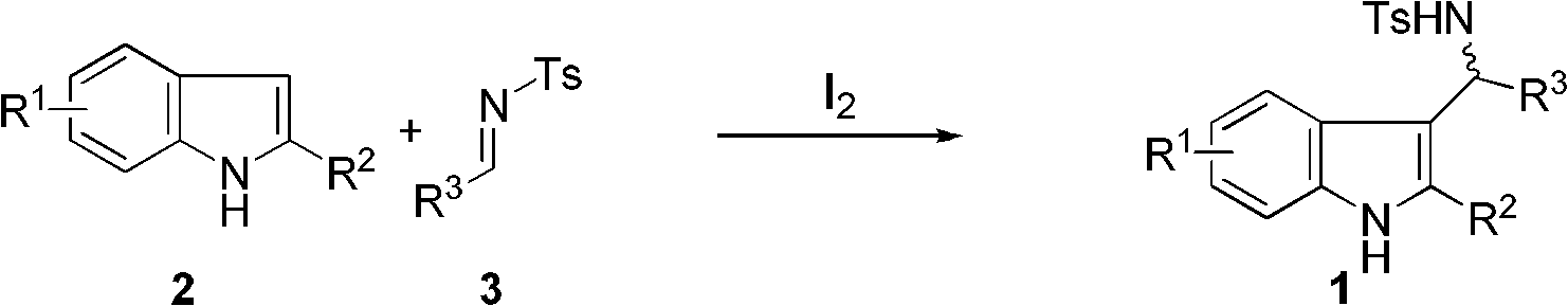 Method for synthesizing 3-substituted indole and 2,3-disubstituted indole