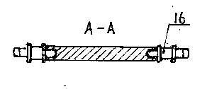 Suspension type movable branch cutting device