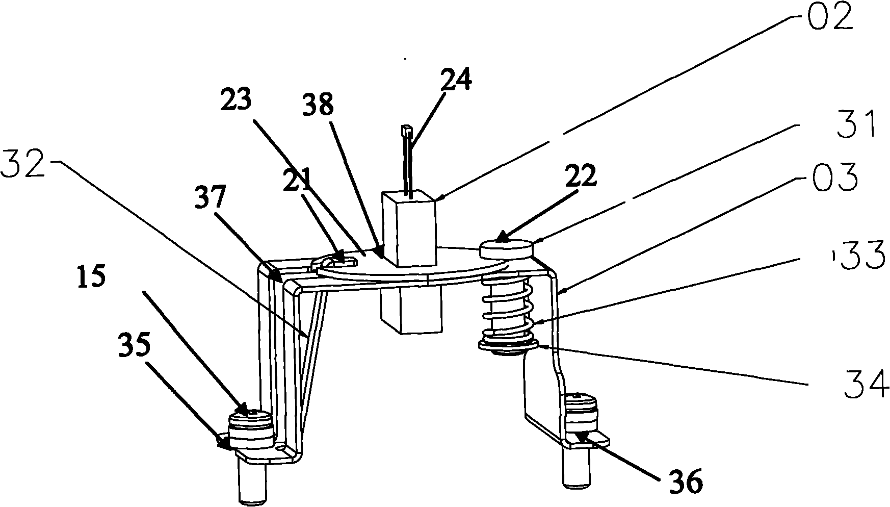 Airport vertical type runway sidelight capable of fast replacing light source