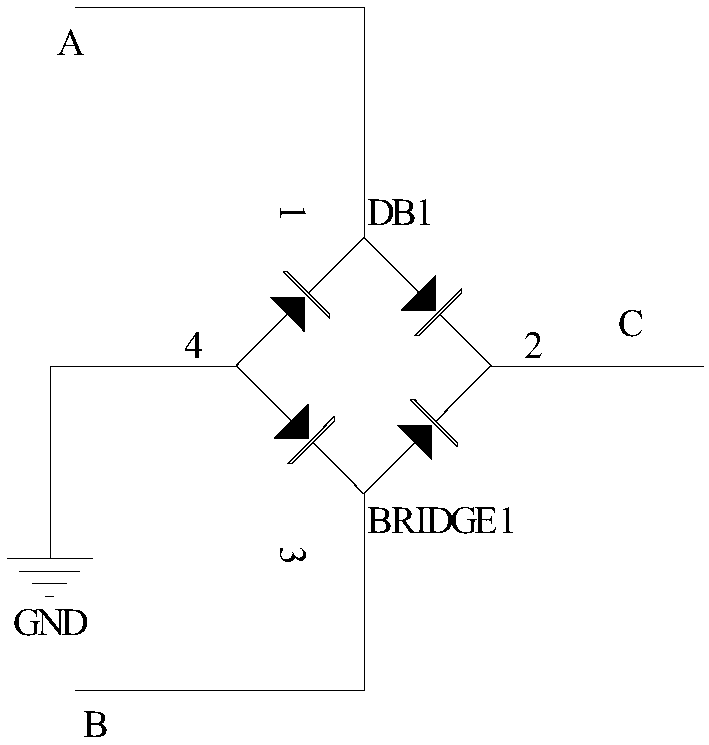 AC input high power factor flicker-free led drive circuit