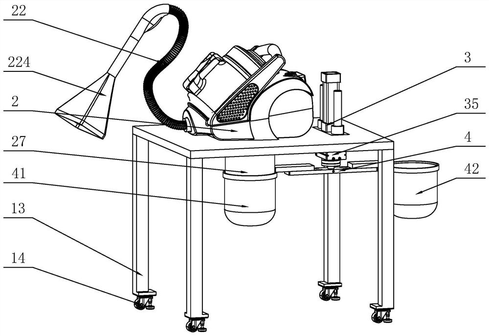 Wood chip bagging equipment for furniture factory