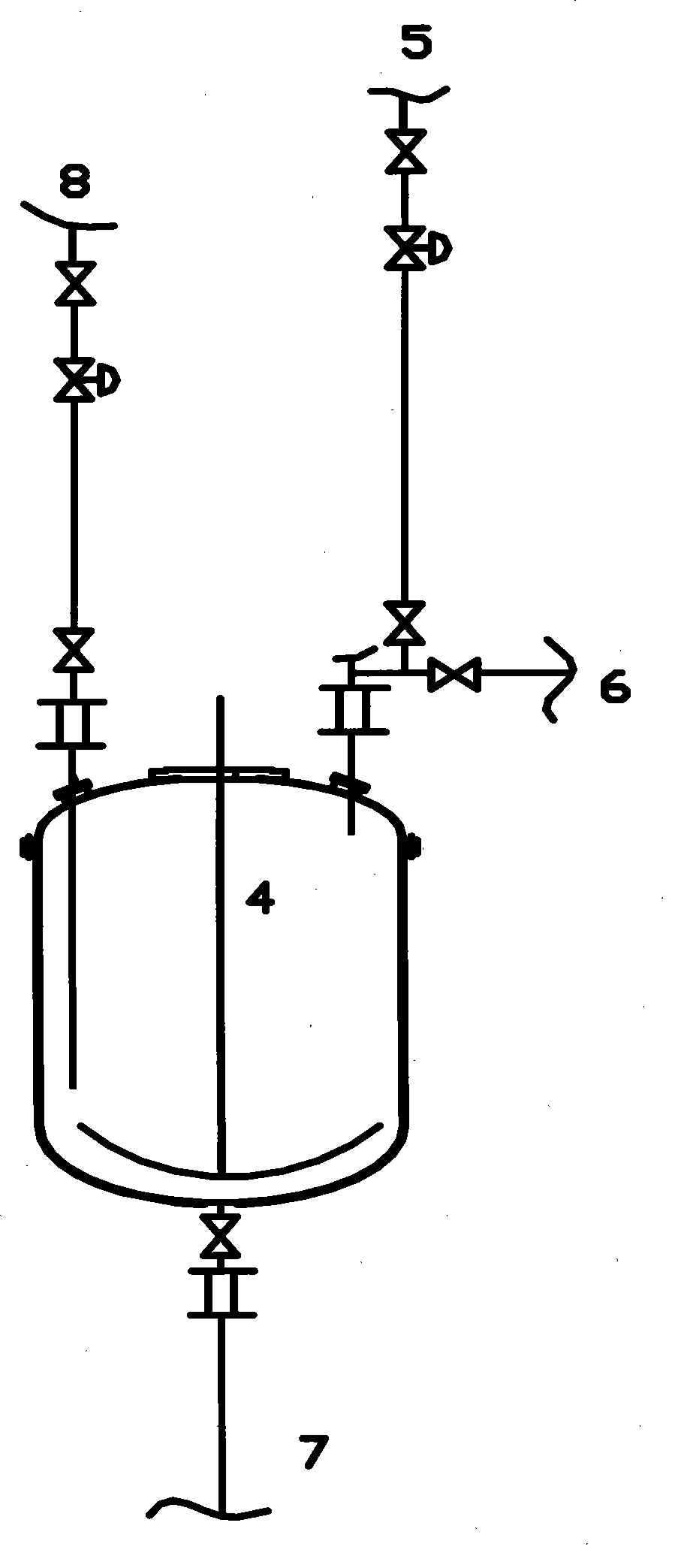 Condensation production process and special equipment of n-long-chain acyl amino acid salt