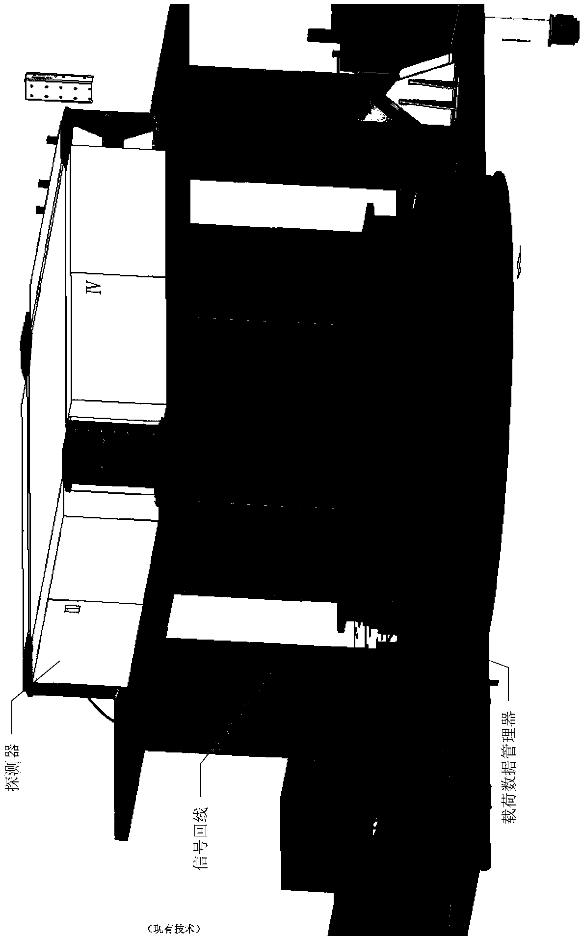 A grounding device for a satellite detector