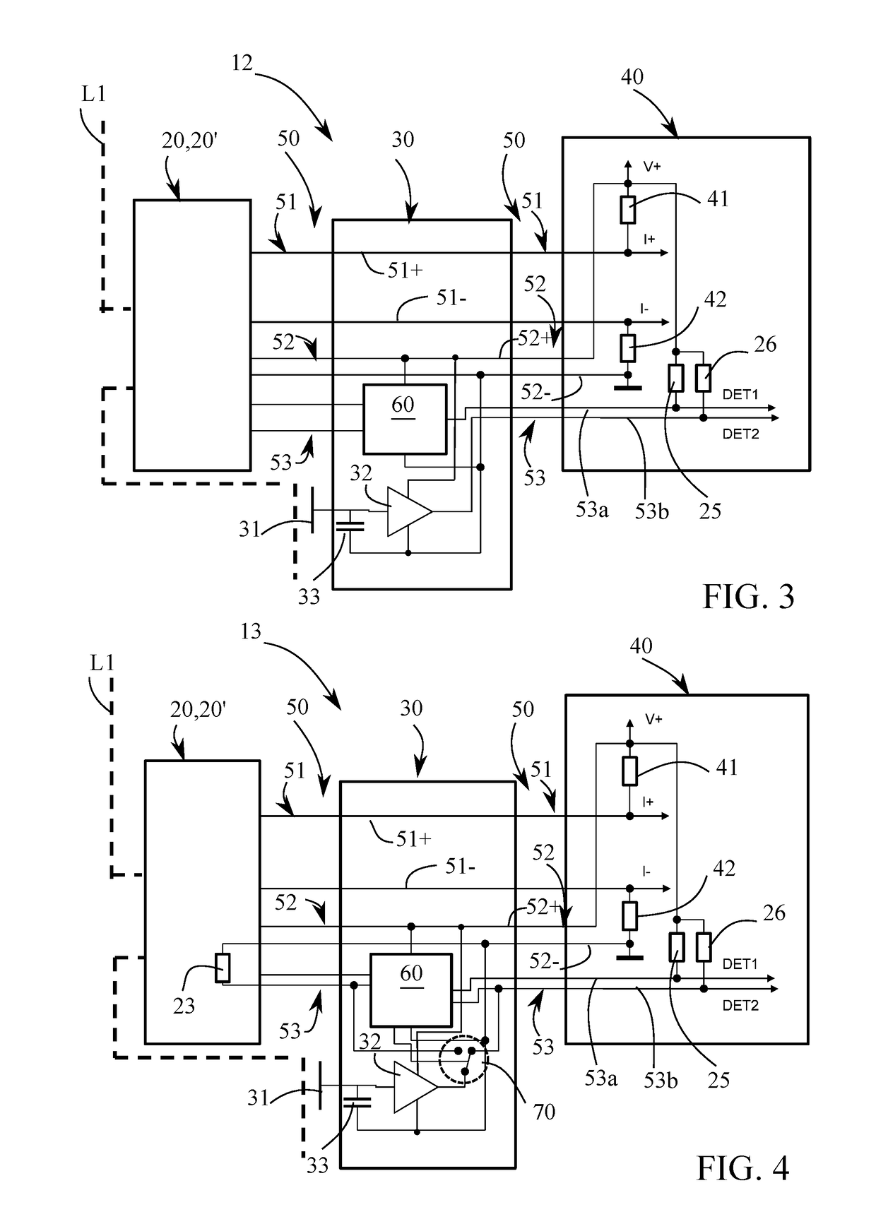 Device for measuring at least one physical quantity of an electric installation