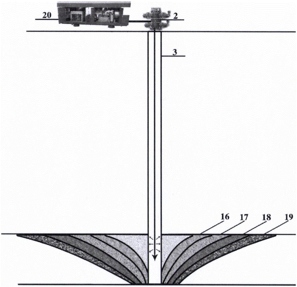 Method for injecting high-pressure air into low-permeability reservoir to perform oxidative pyrolysis and displacement of oil