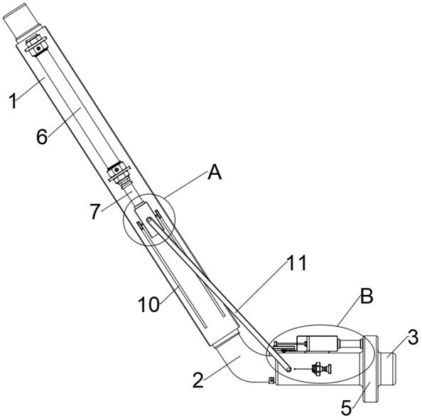 Trachea intubation device for respiratory medicine department