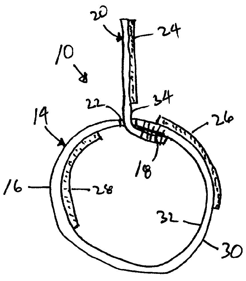 Cuff closure for reversible garments