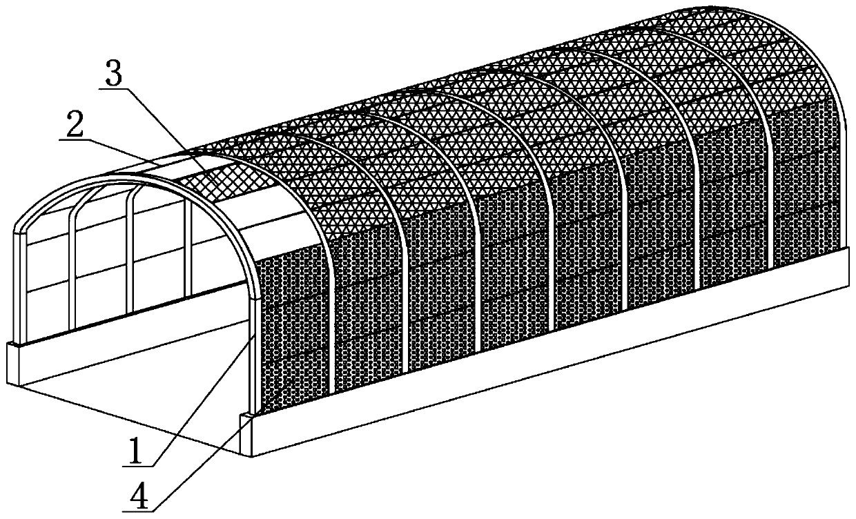 Rail transit hole transition section protection method and combined protection type sound barrier