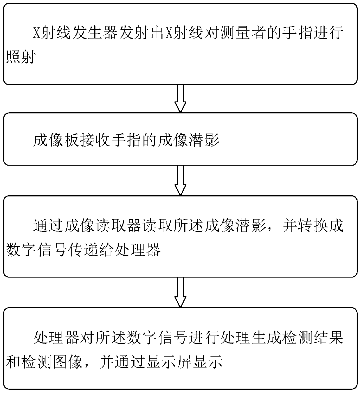 Bone mineral density measuring instrument and measuring method thereof