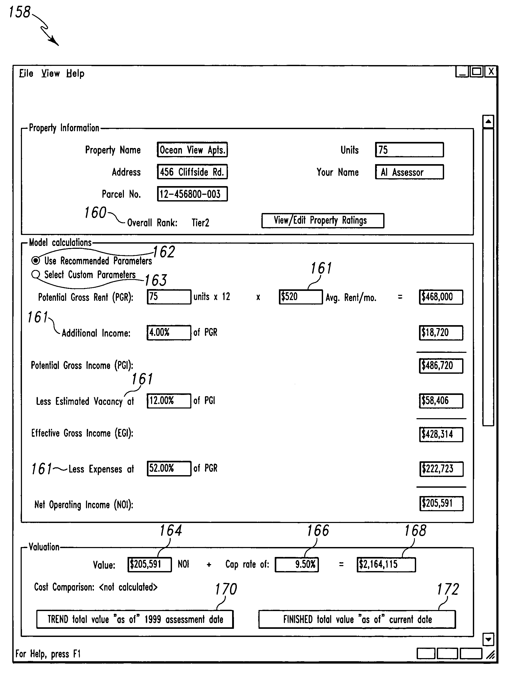 System and method for aiding commercial property assessment