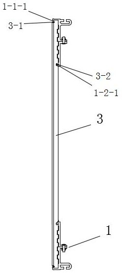 Hanging system for building heat preservation and decoration structural plate