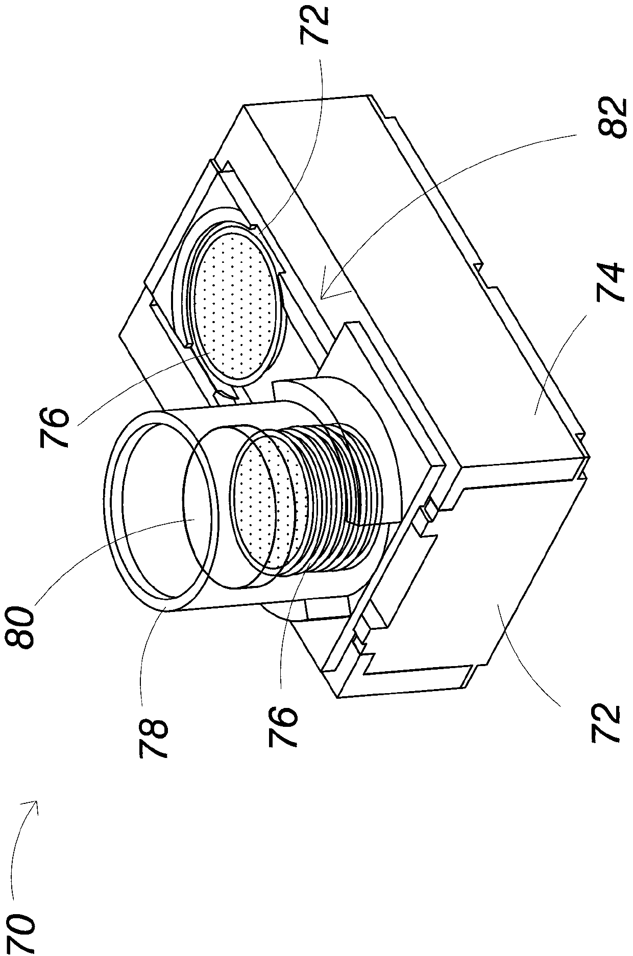 Ear thermometer rotary type earcap dispensing device