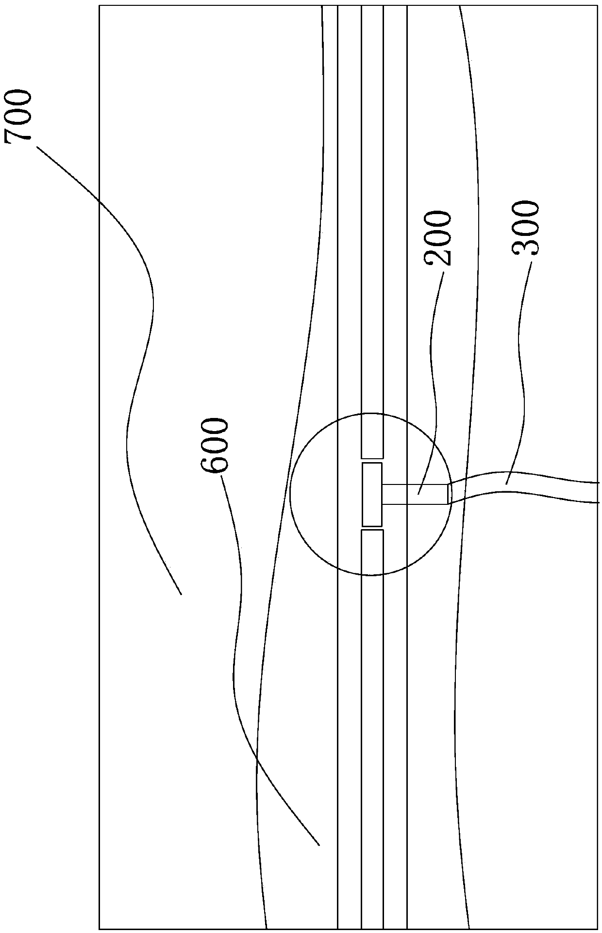 Horizontal dewatering device for foundation pit and using method thereof