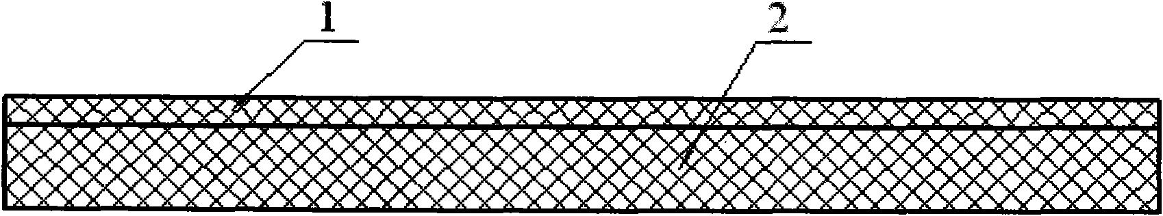 Wideband underwater acoustic absorption and transmission material and preparation method thereof