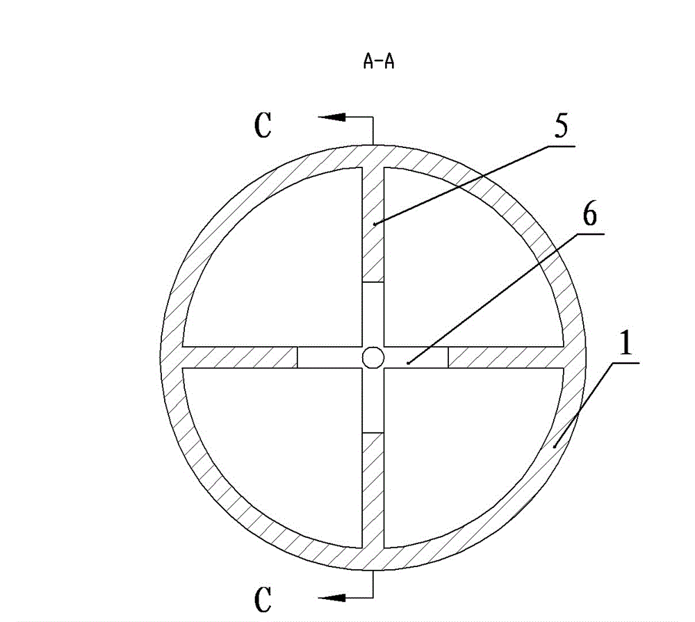 High-flow anti-blockage drainage pipe