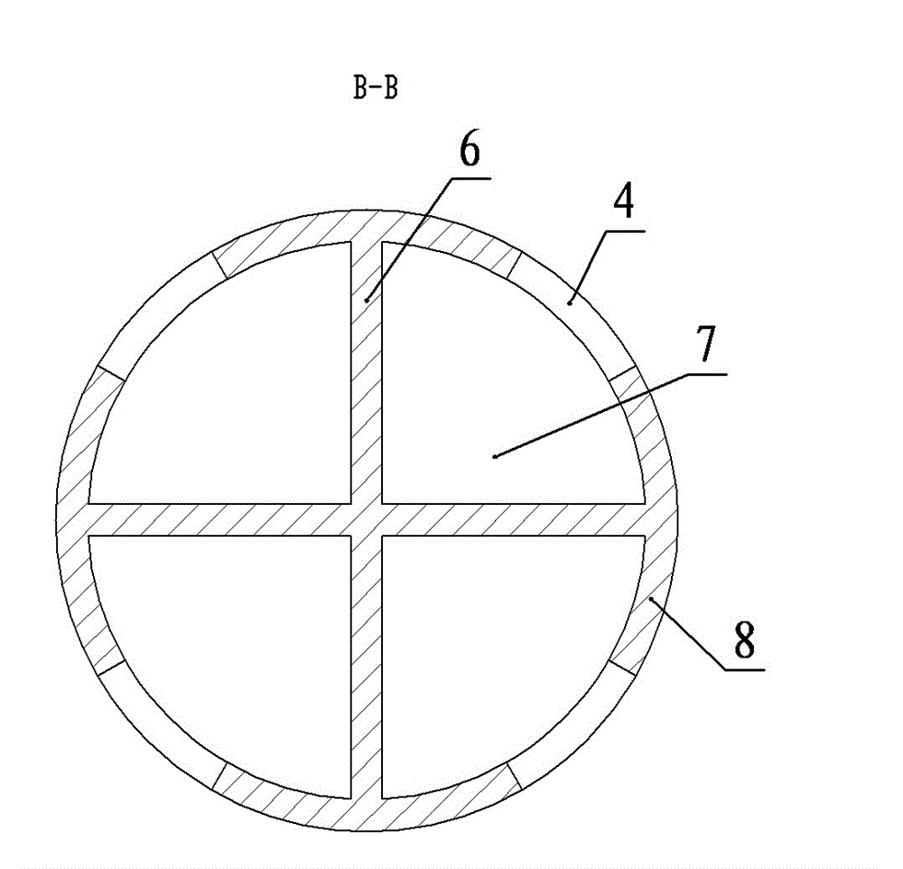 High-flow anti-blockage drainage pipe