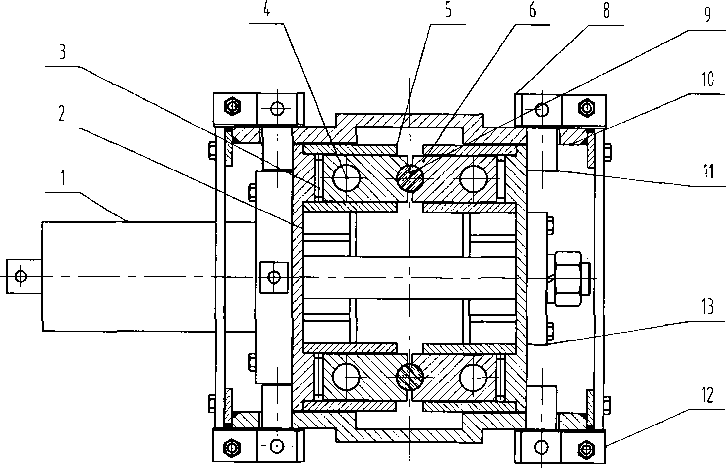 Friction drive hoist cable brake and rope clamping device