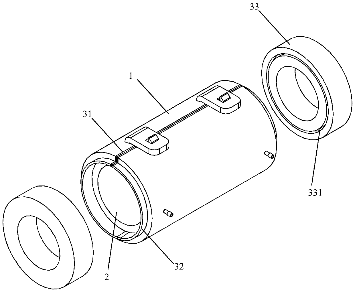 Device promoting venous return of lower limbs of patient