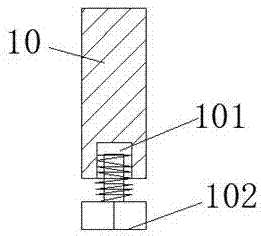 Medicinal material grinding table device