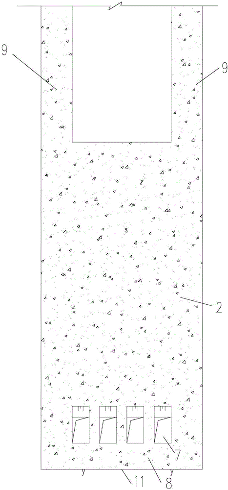 Under-sill water delivery energy dissipation structure and construction method thereof