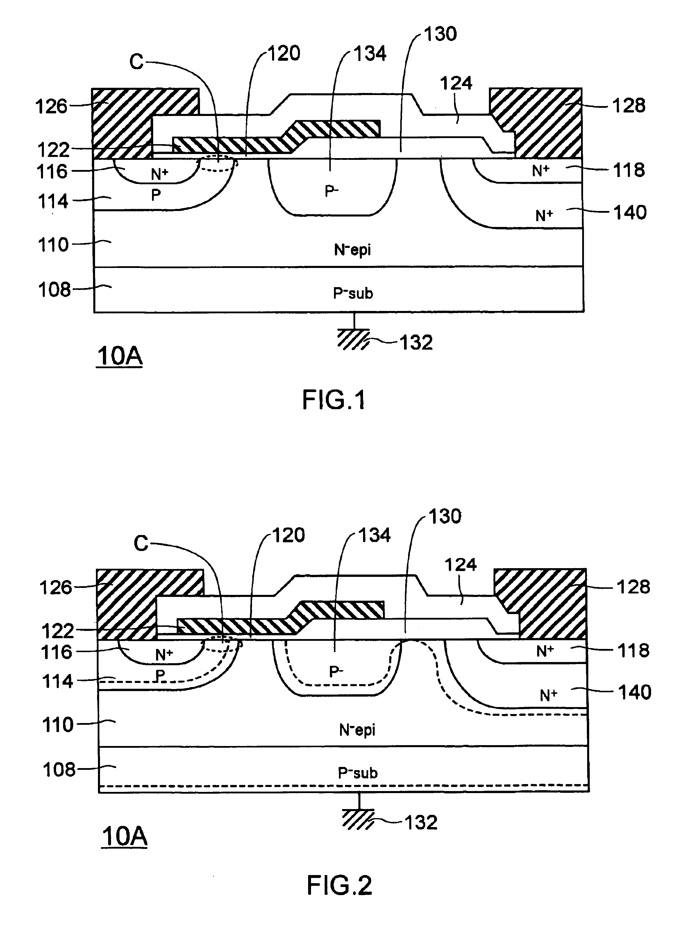 Lateral short-channel DMOS, method of manufacturing the same, and semiconductor device