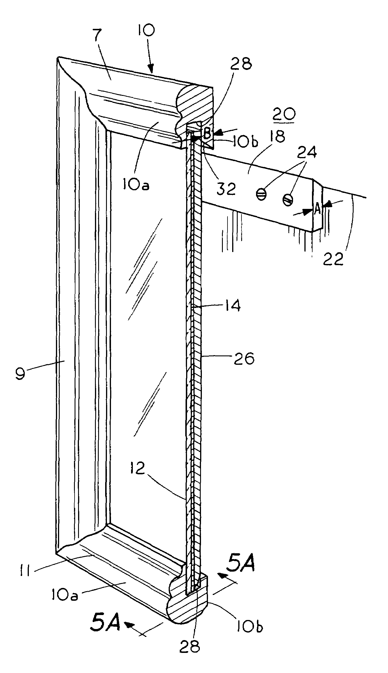 Picture frame and hanger