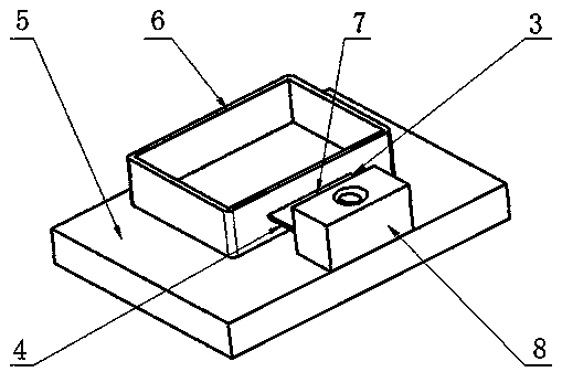 Method for locking and pressing false boss