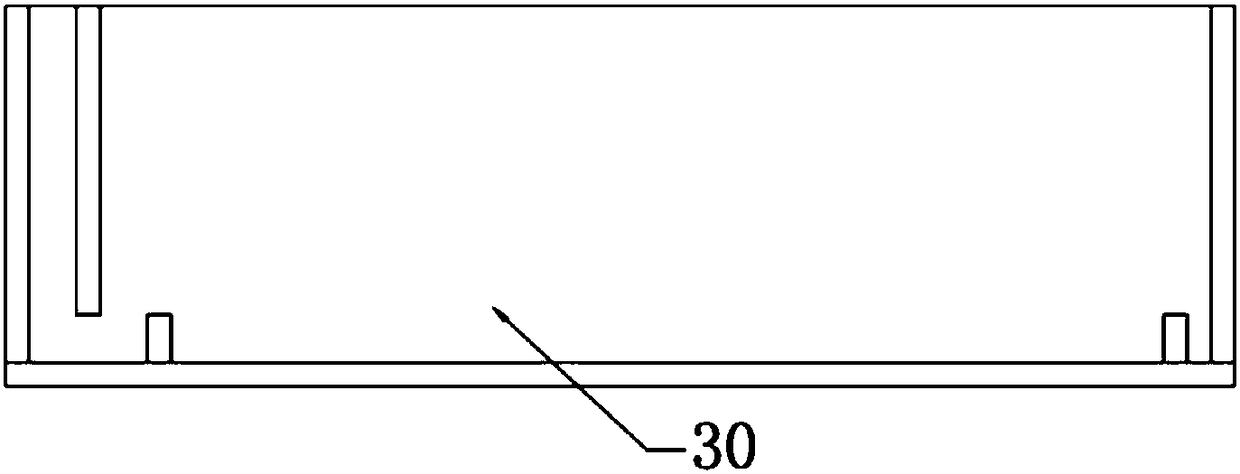 A split type laminar flow constant interface pool and extraction method