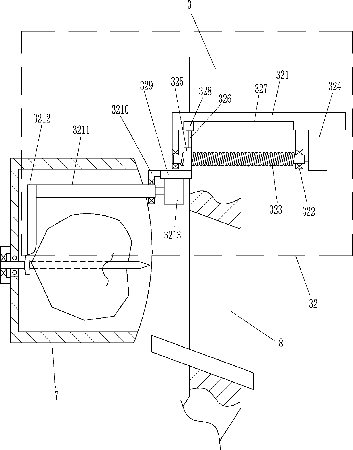 Intelligent apple processing equipment for mass production