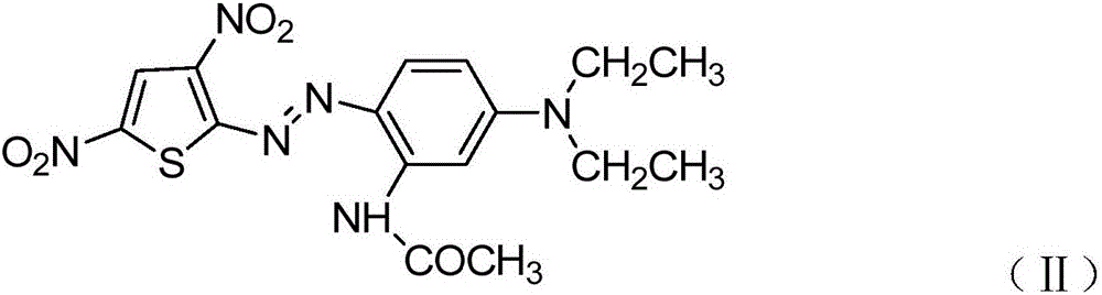 A kind of blue disperse dye composition for printing