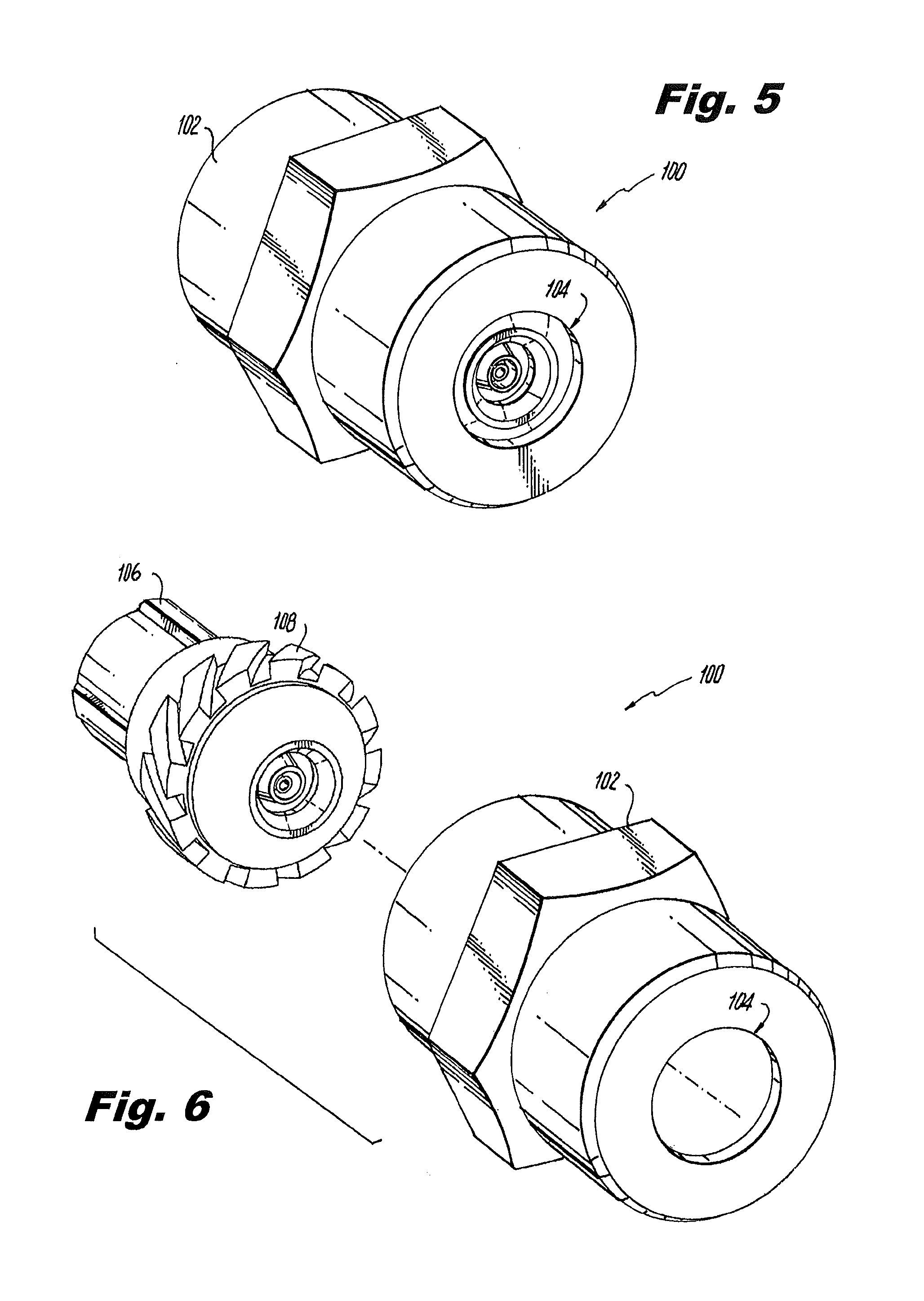 Single circuit multiple spray cone pressure atomizers