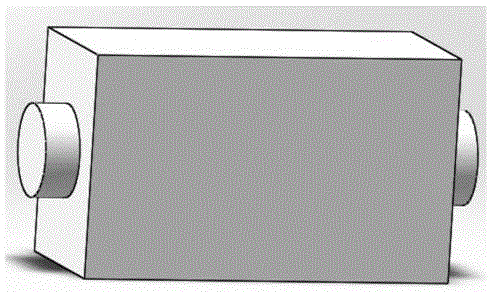 Cylindrical first-order buoyancy magnetic liquid acceleration sensor