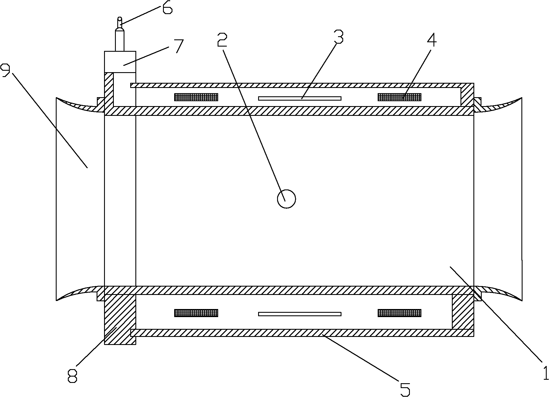 Submersible electromagnetic flow sensor