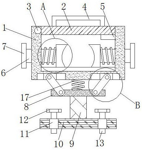 Cable joint protection support of mining equipment