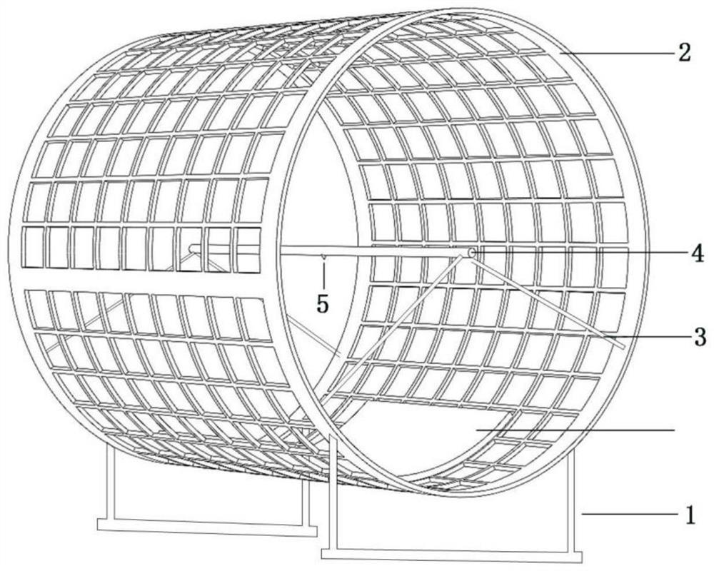 Atmospheric ion mobility measuring device and measuring method