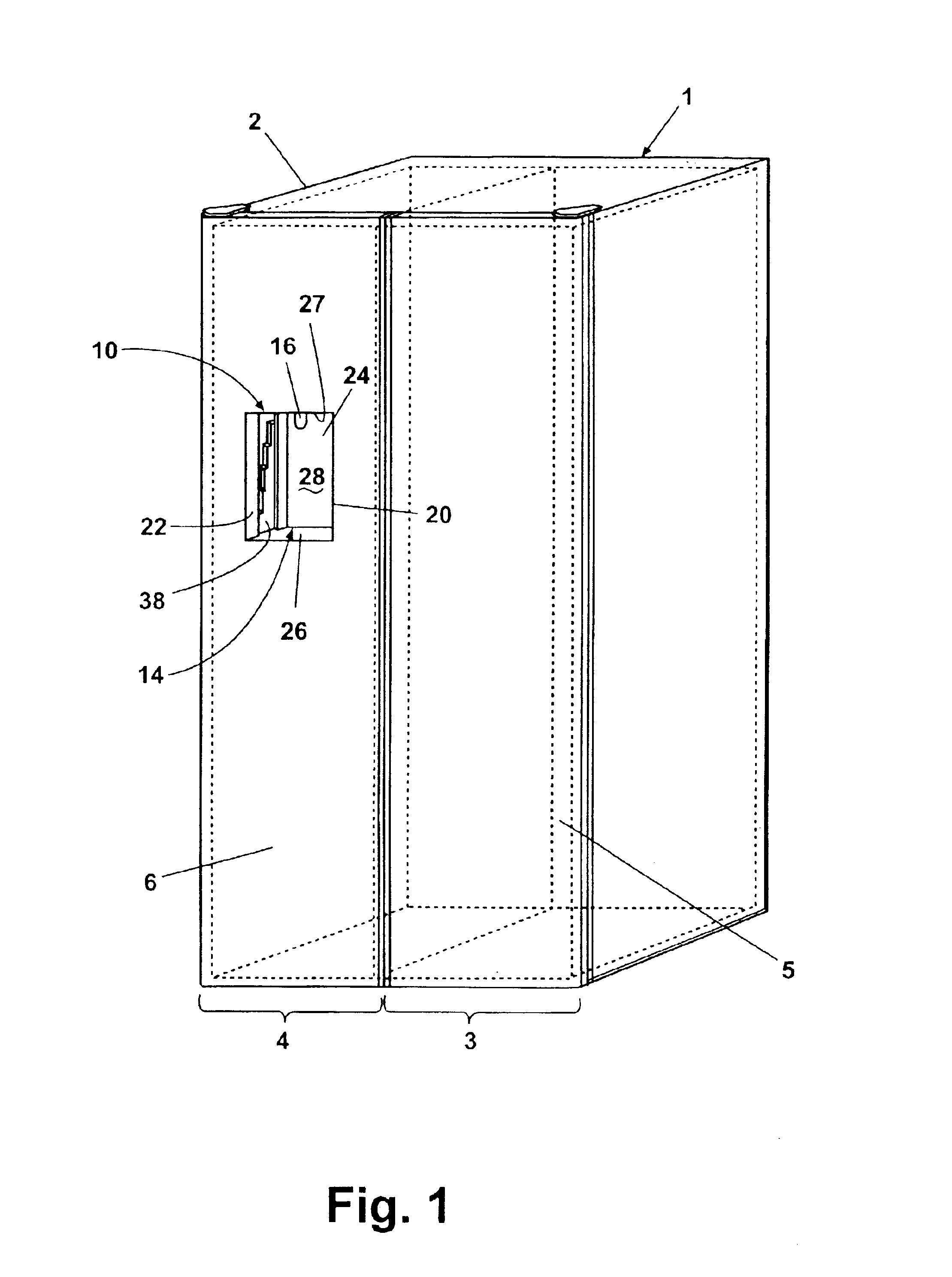 Refrigerator and automated liquid dispenser therefor