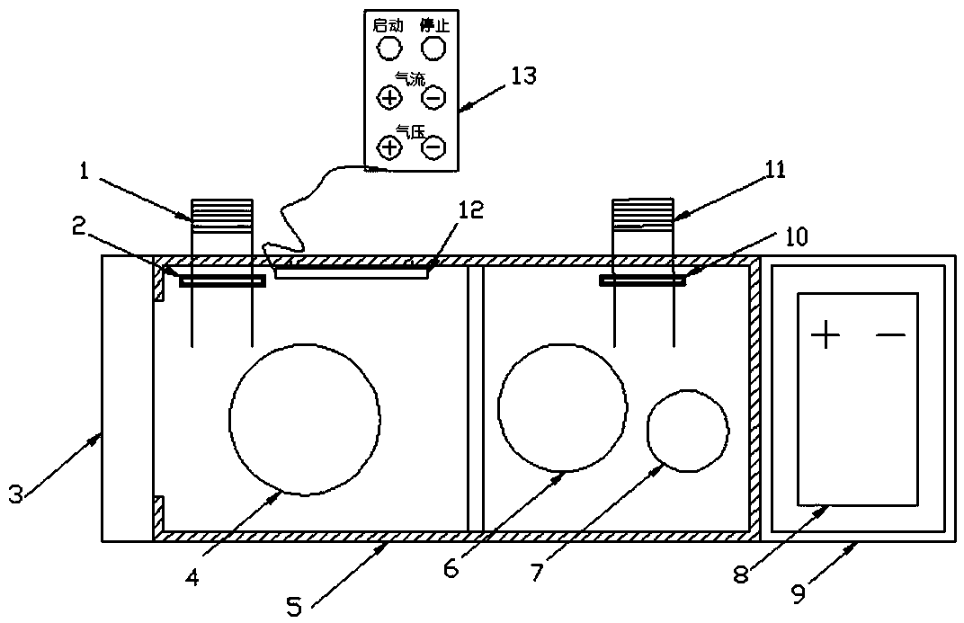 Protective clothing electric control system based on microcomputer and sensor monitoring and circuit control method