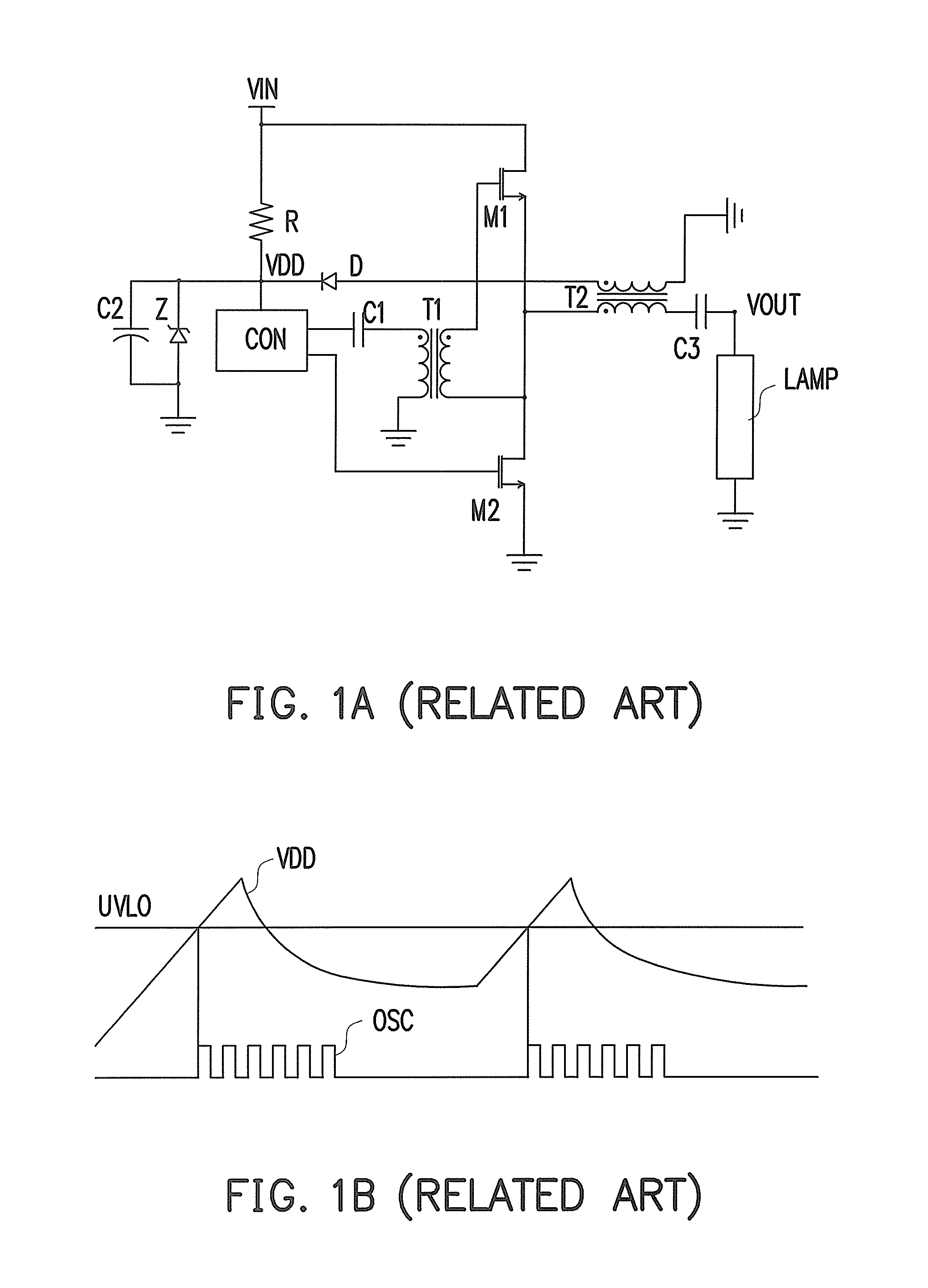 Power conversion driving circuit and fluorescent lamp driving circuit