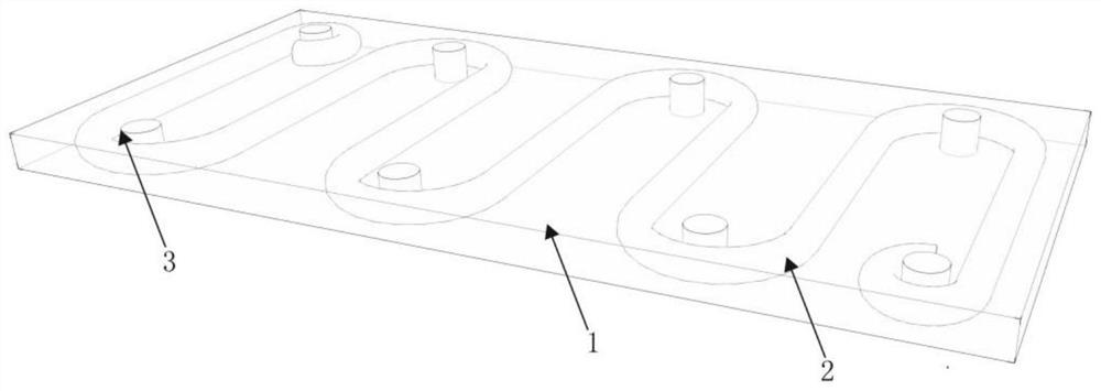 Nickel-titanium-niobium memory alloy fiber line externally-pasted prefabricated prestressed plate and construction method