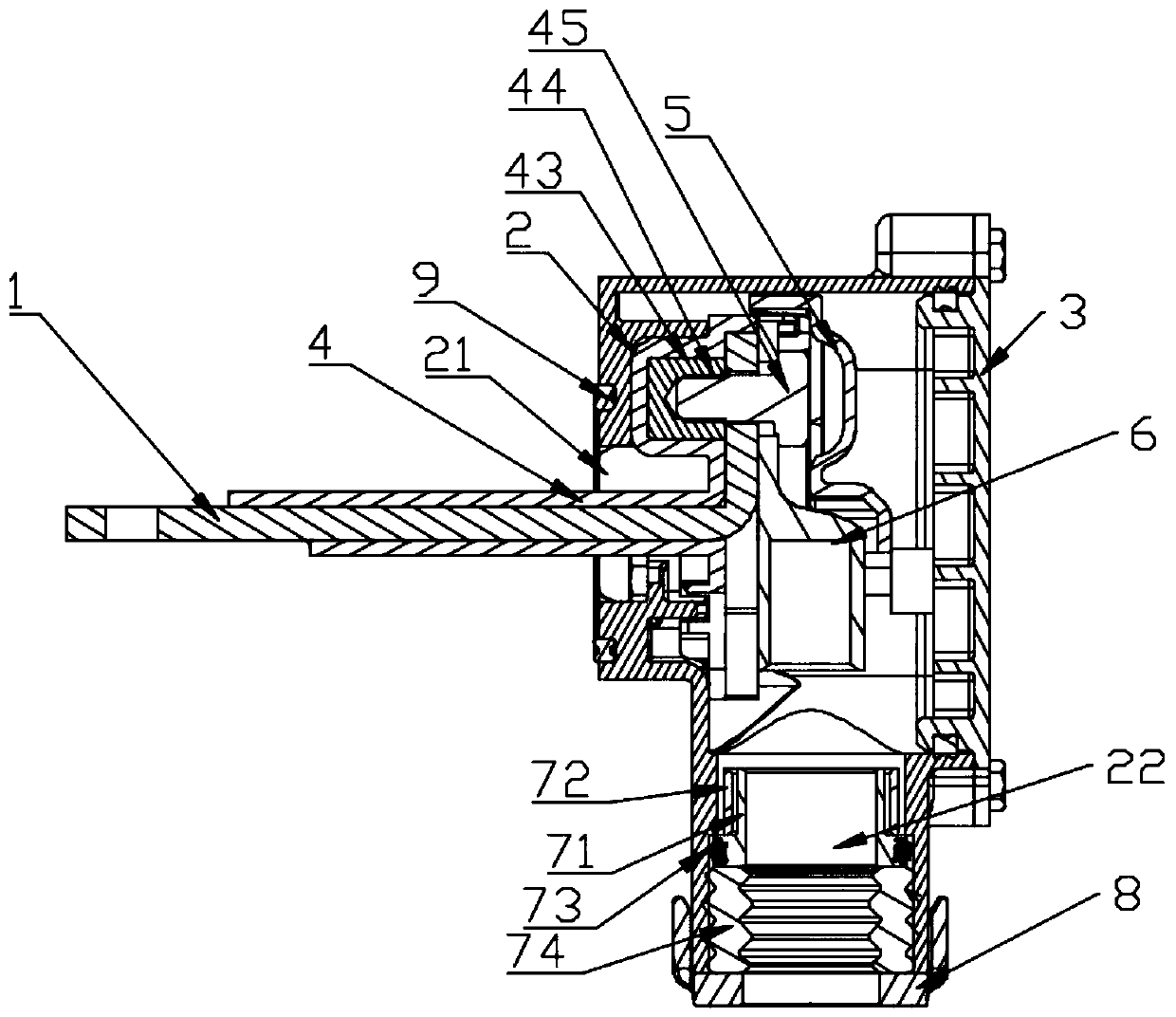 High-voltage connector for new energy vehicle