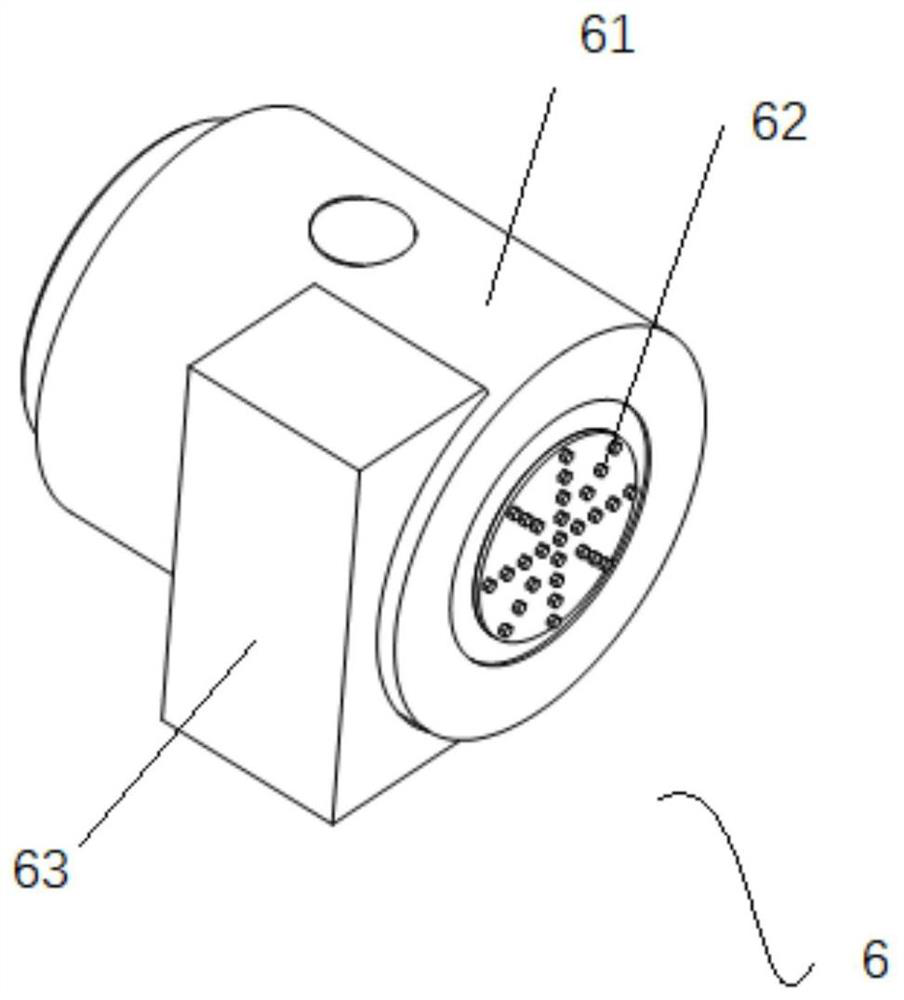 Three-axis six-degree-of-freedom vibration test device